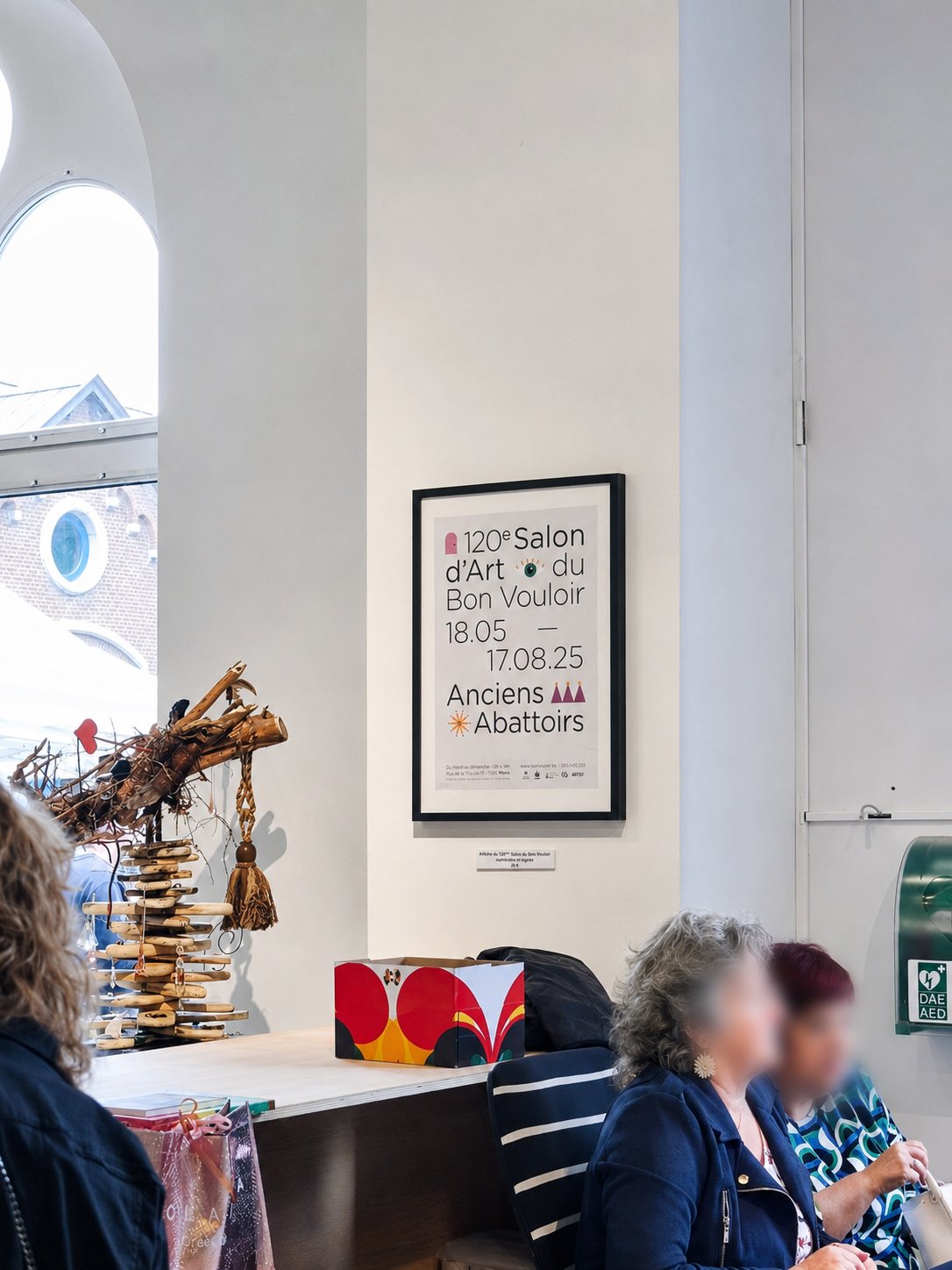 Affiche exposée lors du vernissage, le 18 mai 2025